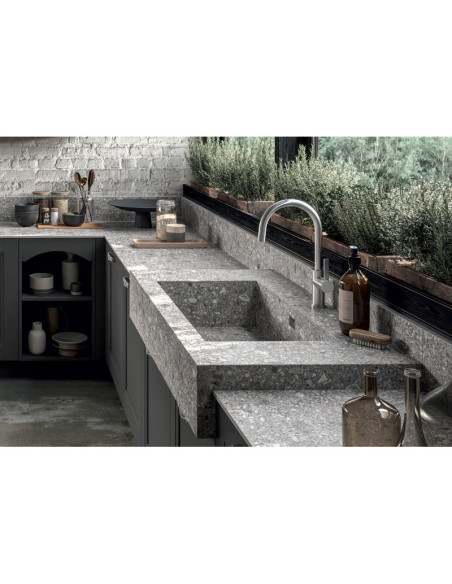 Milan Stone - Céramique Infinity - Finition Mat (Mat) - Plans Cuisines