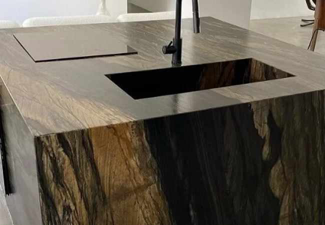Nahoa - Granit SENSA - Finition Suede (Mat) - Plans Cuisines