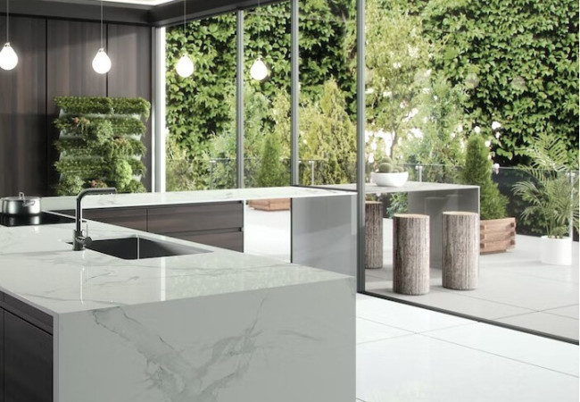 Natura 22 - Céramique Dekton - Finition Xgloss (Poli) - Plans Cuisines