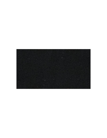 Negro Stellar - Quartz Silestone - Finition Poli (Poli) - Plans Cuisines