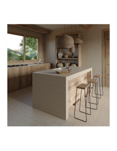 Avorio - Céramique Dekton - Finition Mat Texturée (Mat) - Plans Cuisines 2