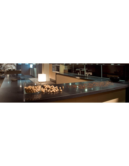 Nocturno - Quartz Compac - Finition Poli (Poli) - Plans Cuisines