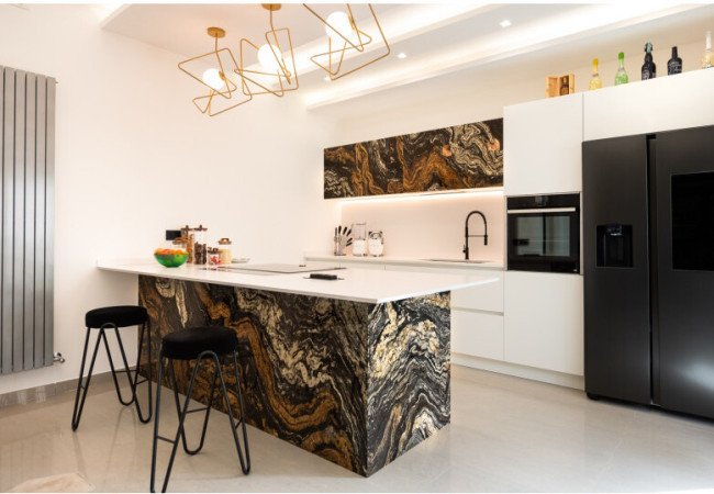 Orinoco - Granit SENSA - Finition Poli (Poli) - Plans Cuisines