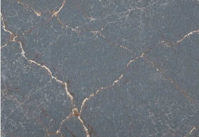 Parisien Bleu - Quartz Silestone - Finition Poli (Poli) - Plans Cuisines