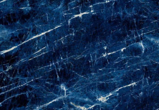 Precious Sodalite - Céramique Infinity - Finition Lucidato (Poli) - Plans Cuisines