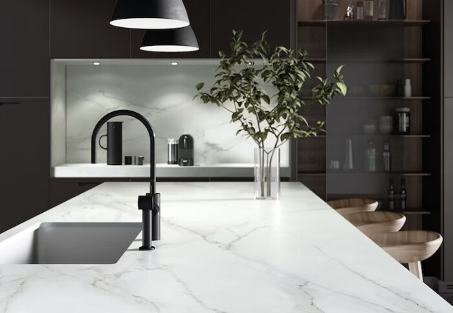 Rem - Céramique Dekton - Finition Velvet Texturé (Velour) - Plans Cuisines