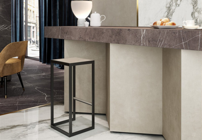 Renoir - Céramique Infinity - Finition Levigato Pearl (Velour) - Plans Cuisines