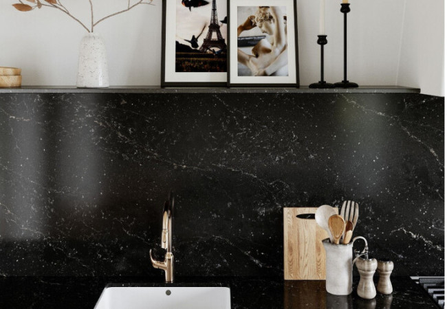 Romantic Ash - Quartz Silestone - Finition Poli (Poli) - Plans Cuisines