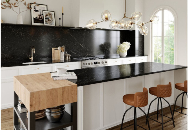 Romantic Ash - Quartz Silestone - Finition Poli (Poli) - Plans Cuisines