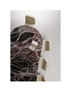 Rosso Domus - Céramique Infinity - Finition Lucidato (Poli) - Plans Cuisines 2