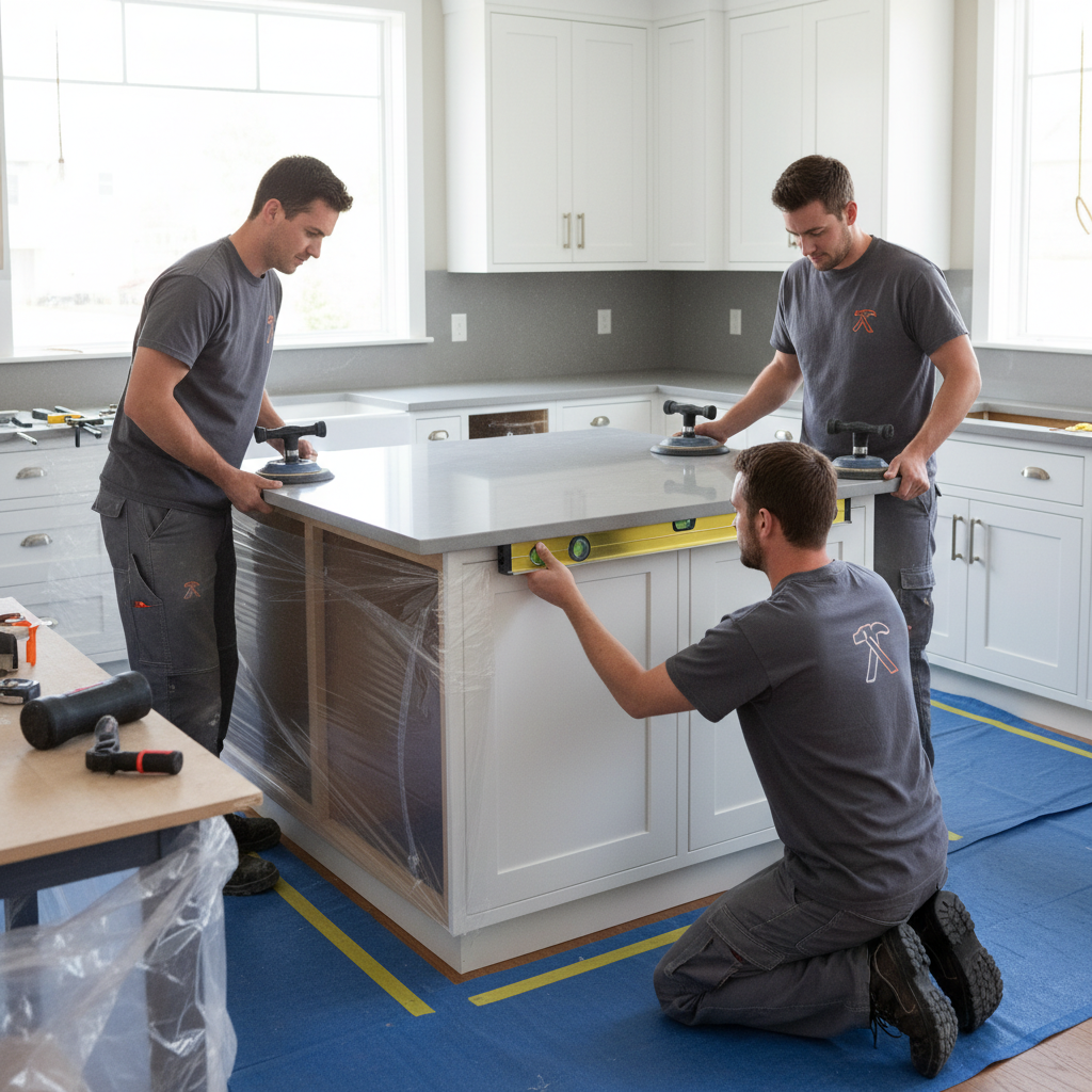 Installation plan de travail